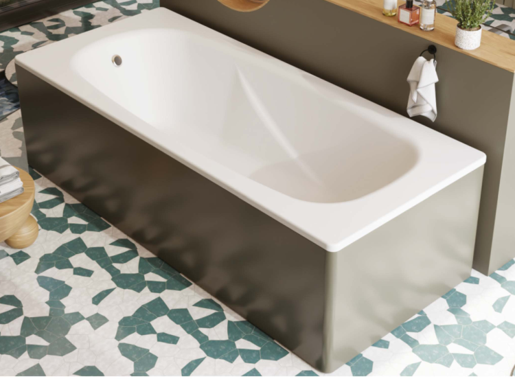 Universal Drop-In Bathtub 1700 x 750 x 390 mm (C87441C)